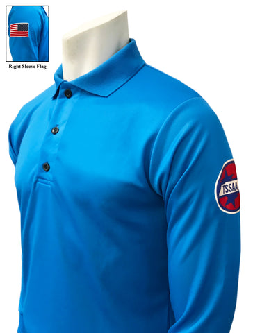 "NEW" USA401TN - Smitty "Made in USA" - BRIGHT BLUE - TSSAA Men's Volleyball Long Sleeve Shirt