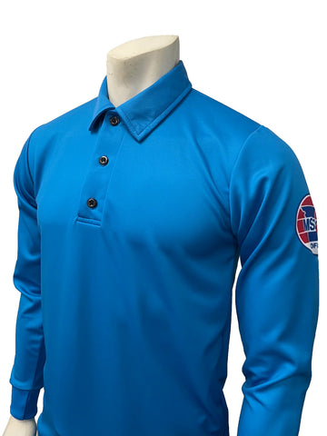 USA438MO-BB - Smitty "Made in USA" - BRIGHT BLUE - Volleyball Men's Long Sleeve Shirt