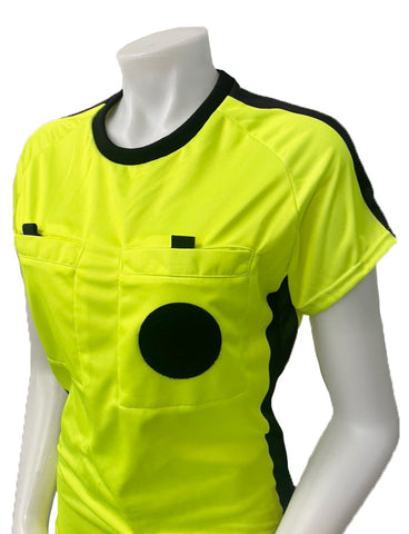 USA902NCAA-SY "NEW" Approved NCAA Women's Short Sleeve Soccer Shirt - Safety Yellow