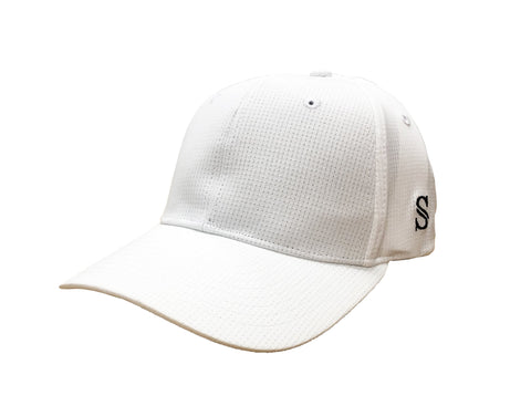 *NEW* HT111 - Smitty - Performance Flex Fit Hat - Solid White