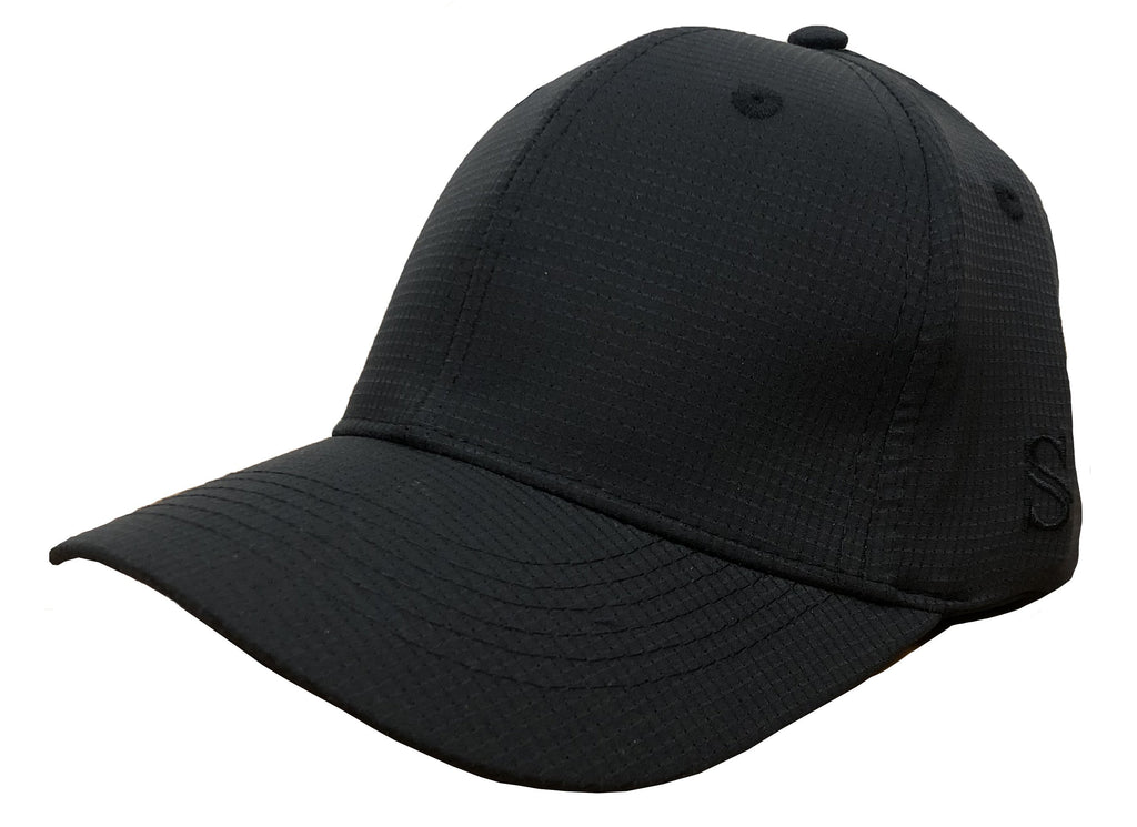 *NEW* HT316 - Smitty - 6 Stitch Performance Flex Fit Umpire Hat - Available in Black or Navy - Officially Dalco