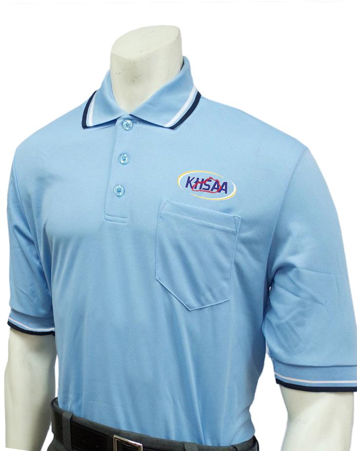USA300KY-PB - Smitty Dye Sublimated "Made in USA" - Baseball Men's Short Sleeve Shirt Powder Blue - Officially Dalco