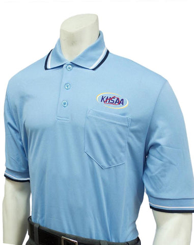 USA300KY-PB - Smitty Dye Sublimated "Made in USA" - Baseball Men's Short Sleeve Shirt Powder Blue
