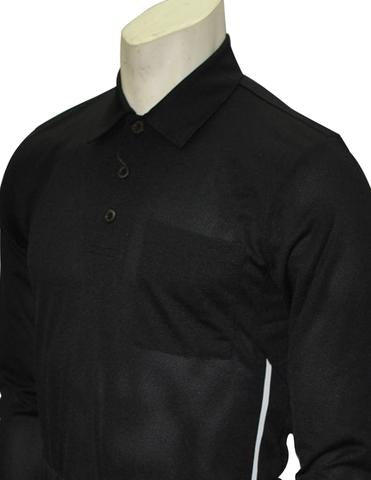 BBS311 BLK - Smitty Major League Style Long Sleeve Umpire Shirt