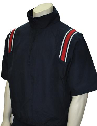 BBS324 NY/RWN - Smitty 1/2 Sleeve Pullover Jacket W/ Half Zipper - Officially Dalco