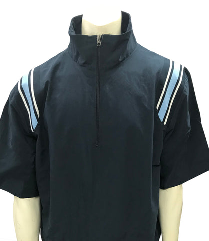 BBS324 NY/PB - Smitty 1/2 Sleeve Pullover Jacket W/ Half Zipper