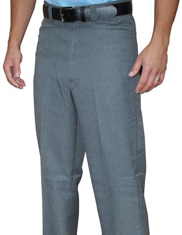 BBS380 - Smitty Flat Front Plate Pants Heather Grey