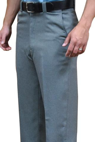 BBS381 - Smitty Flat Front Combo Pants with Expander Waistband -  Heather Grey - Officially Dalco
