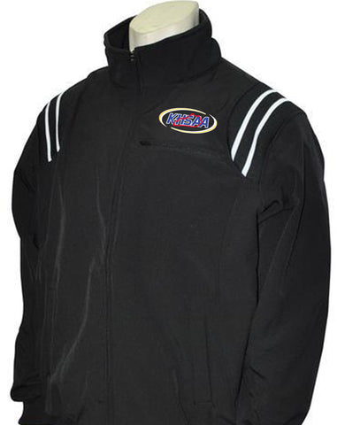 KY-BBS330 BLK/WHT - Smitty Major League Style All Weather Fleece Jacket