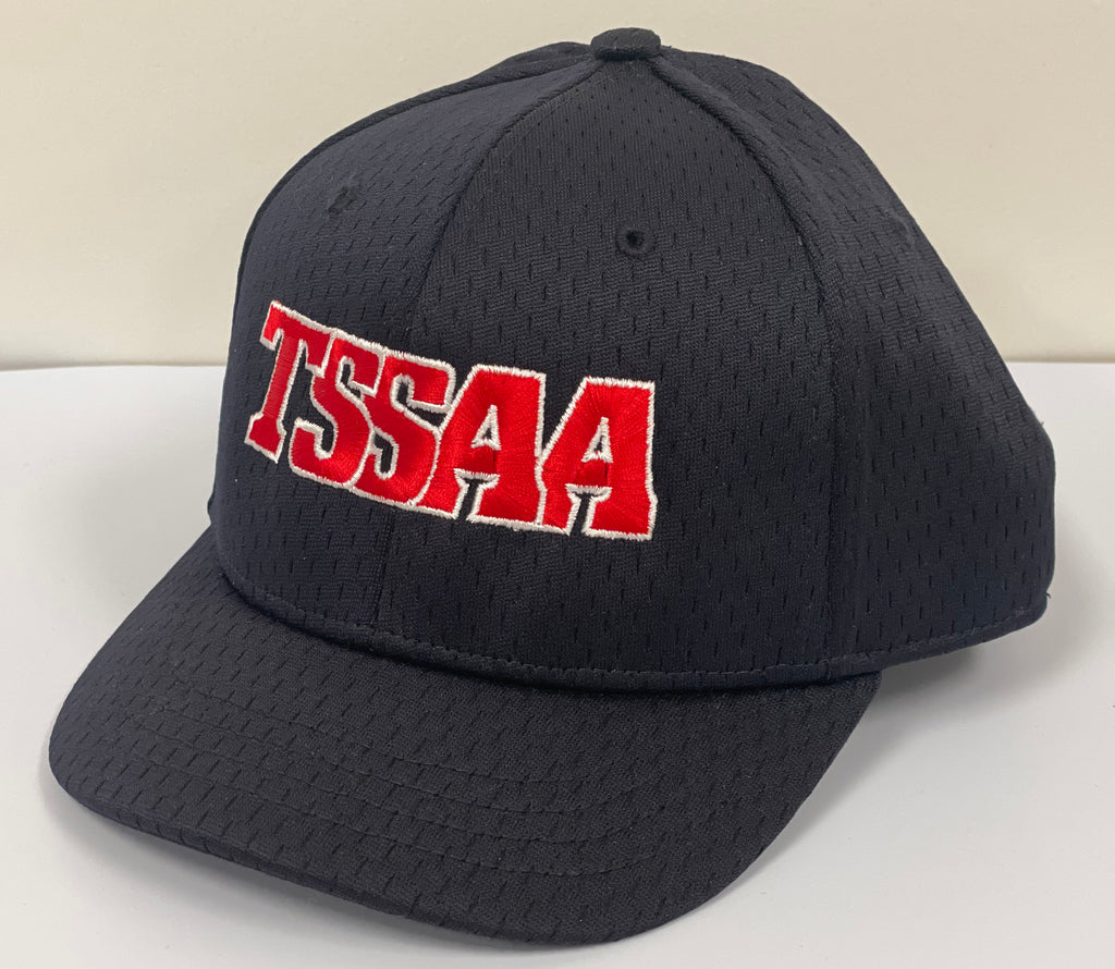TN-HT314 - Smitty - "TSSAA" New Style 4 Stitch Flex Fit Umpire Hat Navy - Officially Dalco