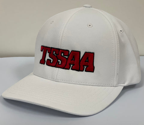 TN-HT111 - Smitty - "TSSAA" New Style Performance Flex Fit Football Hat Solid White