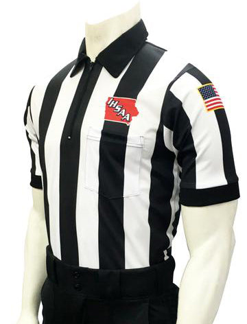 USA137IA-607 Short Sleeve "BODY FLEX" Football Shirt 2.25 Stripe