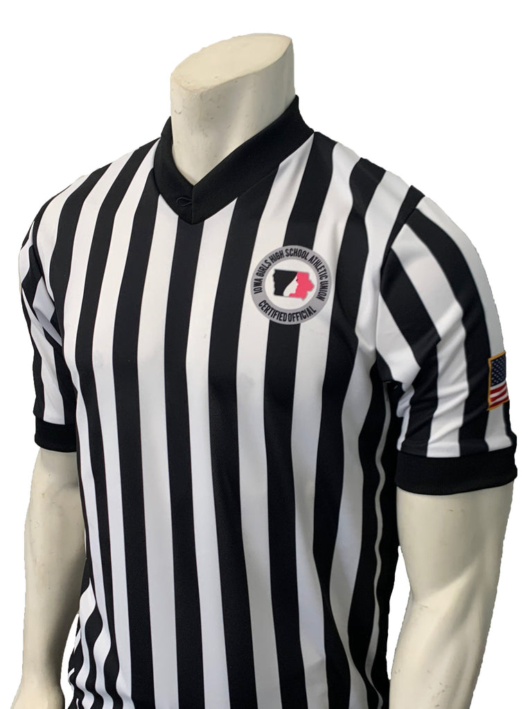 USA201IGU- Smitty "Made in USA" - IGHSAU Short Sleeve Basketball V-Neck Shirt - Officially Dalco