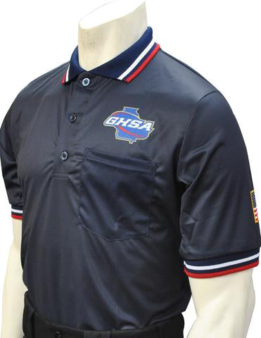 USA300 GA Short Sleeve Baseball Shirt Navy - Officially Dalco