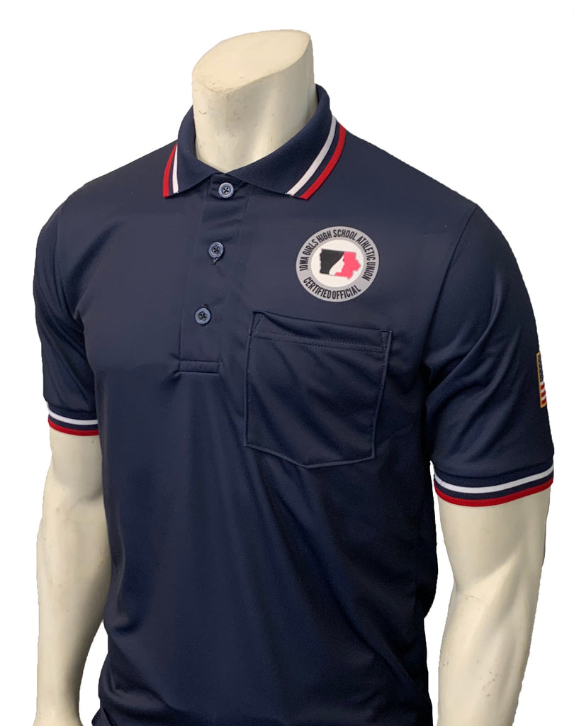 USA300IGU-NY - Smitty "Made in USA" - IGHSAU Short Sleeve Ump Shirt Navy - Officially Dalco