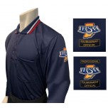 USA301IN-NY "IHSAA" Long Sleeve Navy Umpire Shirt (3 Options Available) - Officially Dalco