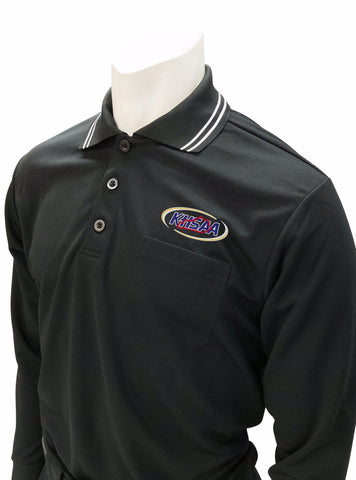 USA301KY-BK - Smitty Dye Sublimated "Made in USA" - Baseball Men's Long Sleeve Shirt Black