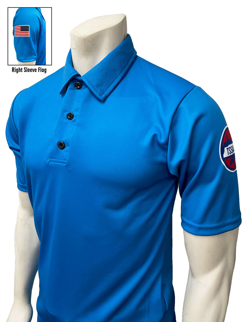 "NEW" USA400TN - Smitty "Made in USA" - BRIGHT BLUE - TSSAA Men's Volleyball Short Sleeve Shirt