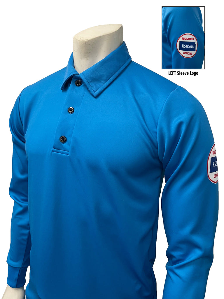 USA401KS-BB - Smitty "Made in USA" - BRIGHT BLUE - Volleyball Men's Long Sleeve Shirt