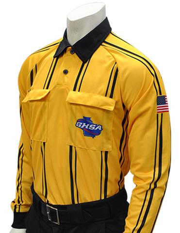 GHSA901 Long Sleeve Soccer Shirt Gold