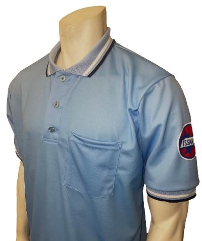 "NEW" USA300TN - Smitty "Made in USA" TSSAA Softball Short Sleeve Powder Blue Umpire Shirt