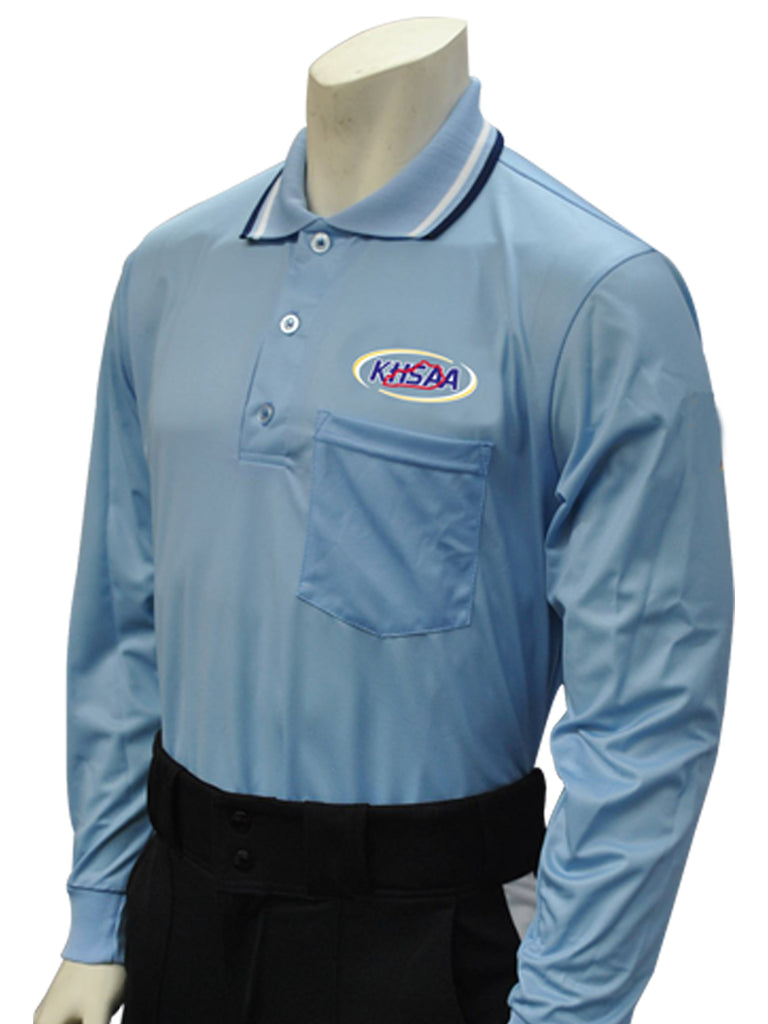USA301KY-PB - Smitty Dye Sublimated "Made in USA" - Baseball Men's Long Sleeve Shirt Powder Blue - Officially Dalco